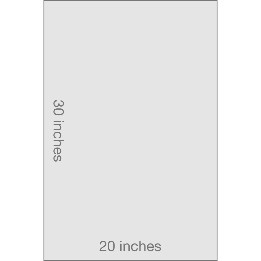 20x30 Vertical Canvas Wrap