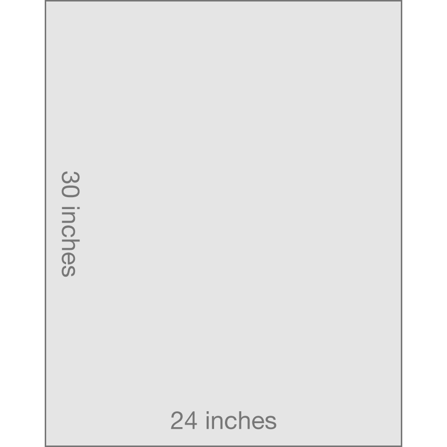 24x30 Vertical Canvas Wrap