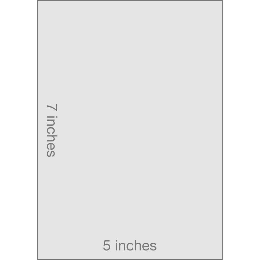 5x7 Metal Print Vertical